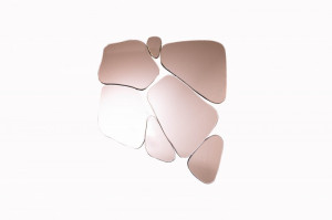 OGLINDA DECORATIVA, MODERNA PINK 78CM COD 38988 STIL MODERN - Img 5