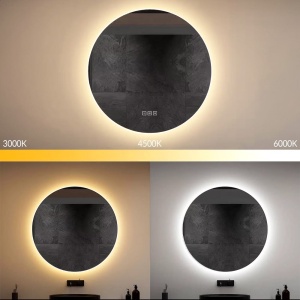 Oglindă LED 60cm ROUND BLUETOOTH - Img 4