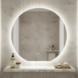OGLINDA PENTRU BAIE, CU LED 100cm FABIO, CALITATE SUPERIOARA - Img 4