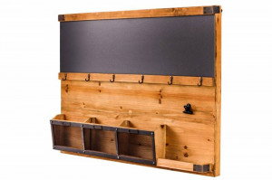 ORGANIZATOR DE PERETE, HERITAGE 80CM, DIN LEMN MASIV, COD 40880, STIL VINTAGE - Img 6