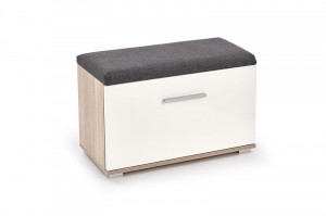PANTOFAR LIMA ST-2, GRI/ALB/STEJAR SONOMA, DIN PAL MELAMINAT, STIL MODERN, HALMAR