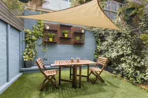 PARASOLAR GARDEN MARO CREM 3X3X3 M REZISTENT LA APA - Img 2