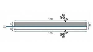 PARAVAN DE DUS REA AERO N WALK IN, 100CM, AURIU PERIAT, DIN STICLA, CALITATE SUPERIOARA - Img 2
