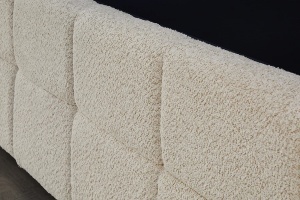 PAT CU SPATIU DE DEPOZITARE, PRESTIGE 180X 200CM, MATERIAL BOUCLE, CULOARE CREM, ARTIM GROUP SELECTION - Img 3
