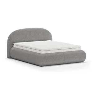 PAT DEOSEBIT CU LADA DE DEPOZITARE MOET 140CM, REALIZAT DIN METAL,LEMN SI TEXTIL BOUCLE, DIVERSE CULORI, ARTIM GROUP - Img 10
