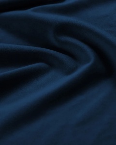 PAT SINGLE KAELLE, 90X200 CM, ALBASTRU ROYAL, CU SOMIERA RABATABILA, CU TAPITERIE DIN TEXTIL CATIFEA BLUVEL, MICADONI - Img 5