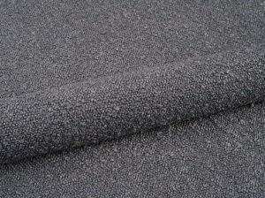 PAT TAPITAT AVELINE, 160X200, GRI INCHIS, CU TAPITERIE DIN TEXTIL BOUCLE BALOO, MICADONI - Img 4