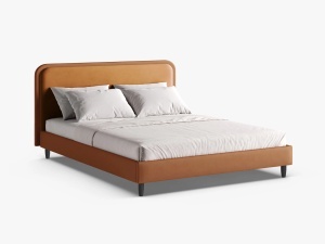 PAT TAPITAT AVELINE, 200X200, BEJ MIERE/CAMEL, CU TAPITERIE DIN CATIFEA MAGIC VELVET SI PIELE VEGANA VEGAS, MICADONI