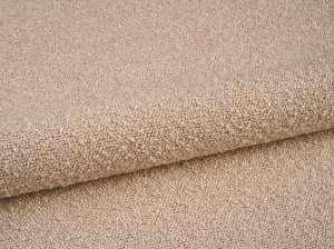 PAT TAPITAT, OVALO, 200x200, BEJ, SOMIERA RABATABILA, CU TAPITERIE DIN TEXTIL BOUCLE BALOO, MICADONI - Img 5