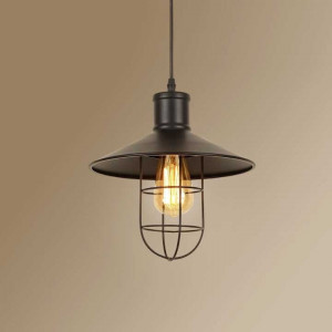 PENDUL CRATO APP160-1CP, 30x25 cm, NEGRU, DIN ALUMINIU, STIL MODERN, TU - Img 6