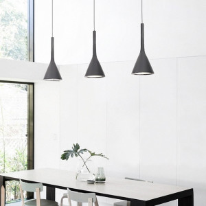 PENDUL FLAT A, FLAT WHITE, 25x123 cm, ALB, DIN ALUMINIU DE INALTA CALITATE, STIL MODERN, TU - Img 5