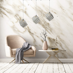 PENDUL GLAMOR CUBE APP721-1CP, 12X12 cm, CROM ARGINTIU, DIN METAL CROMAT SI STICLA, STIL MODERN, TU - Img 5