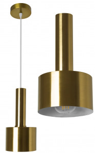 PENDUL OSTI B GOLD SINGLE, 14x100 cm, AURIU, DIN ALUMINIU, STIL MODERN, TU - Img 1