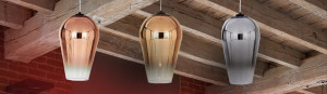 PENDUL ROSE GOLD APP324-1CP, 18x30 cm, ROZ AURIU, DIN STICLA, STIL MODERN, TU - Img 3