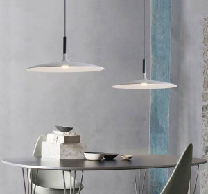 PENDUL WHITE APP032-1CP, 45x100 cm, ALB, DIN ALUMINIU, STIL MODERN, TU - Img 6