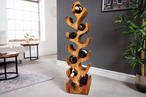 RAFT ORGANIZATOR 100CM, ARTE, LEMN MASIV, DESIGN MODERN, COD 41809 - Img 1