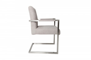 SCAUN, BIG ASTON, GRI DIN MICROFIBRA, DESIGN INDUSTRIAL - Img 3