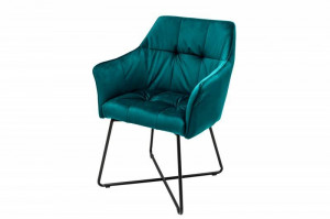 SCAUN CU BRATE, LOFT, CATIFEA TURCOAZ, COD 38861, DESIGN LOFT - Img 7