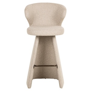 SCAUN DE BAR GATSBI BISCOTTI, S4782, CONFECTIONAT DIN METAL, SPUMA, PLACAJ SI 100% POLIESTER, RICHMOND INTERIORS - Img 2