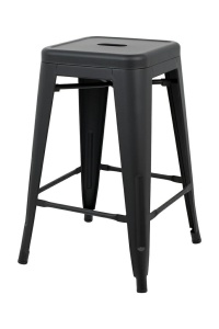 SCAUN DE BAR NEGRU HOKER TOWER 66, STIL MODERN