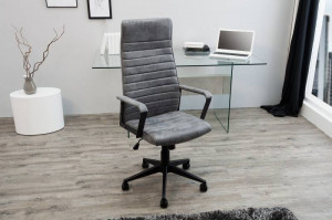 SCAUN DE BIROU GRI, LAZIO HIGH, DESIGN VINTAGE, ARTIM GROUP SELECTION - Img 2