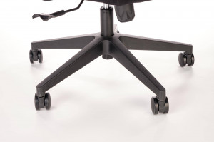 SCAUN DE BIROU LORETO, GRI/NEGRU, TAPITERIE DIN TEXTIL/PLASA SI PICIOARE DIN METAL, STIL MODERN - Img 4