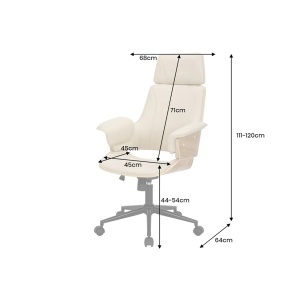 SCAUN DE BIROU, MANHATTAN ROTATIV, PIELE ECO SI LEMN DE STEJAR, ARTIM GROUP SELECTION - Img 7