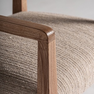 SCAUN DE BIROU NOZAY, DIN LEMN, METAL SI TEXTIL, DESIGN CONTEMPORAN, VICAL HOME - Img 6