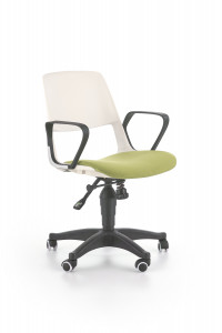 SCAUN DE BIROU PENTRU COPII ALB/VERDE/NEGRU JUMBO STIL MODERN HALMAR