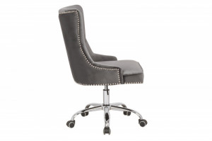 SCAUN DE BIROU, VICTORIAN GRI, DIN CATIFEA, DESIGN ELEGANT, ARTIM GROUP SELECTION - Img 3