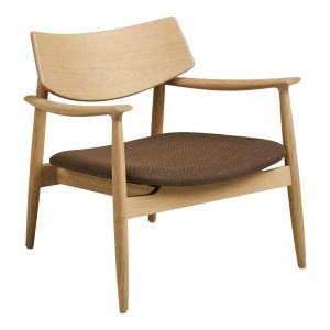 SCAUN DE RELAXARE OLVERA, DIN LEMN SI TEXTIL, CULOARE NATUR/MARO, HOUSE NORDIC