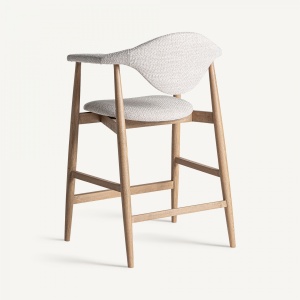 SCAUN DEOSEBIT DE BAR, DILBEEK, LEMN DE FAG SI TEXTIL, ARTIM GROUP SELECTION - Img 4