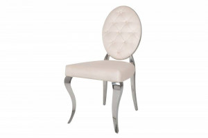 SCAUN DINING, BAROCK, DIN METAL SI CATIFEA BEJ, DESIGN BAROC, ARTIM GROUP SELECTION - Img 2