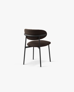 SCAUN DINING/BIROU NINA, MARO, TAPITAT CU TAPITERIE DIN TEXTIL BOUCLE BALOO SI METAL, MICADONI - Img 2