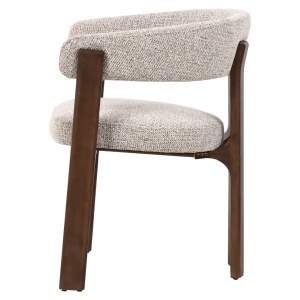 SCAUN DINING, CONTIGO, REALIZAT DIN LEMN DE FAG SI TEXTIL, CULOARE CAPPUCCINO, DESIGN DEOSEBIT, RICHMOND INTERIORS - Img 3