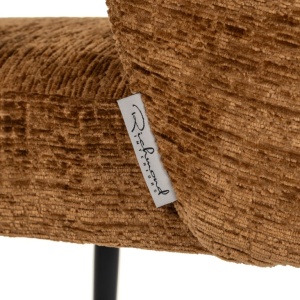 SCAUN DINING FALLON COGNAC FUSION, S4507, CONFECTIONAT DIN METAL, SPUMA SI 100% POLIESTER, RICHMOND INTERIORS - Img 3