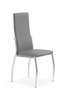 SCAUN DINING K3 GRI/CROM STIL MODERN HALMAR