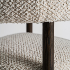 SCAUN DINING NEUFFEN, DIN LEMN DE FRASIN SI TEXTIL GRI, DESIGN CONTEMPORAN, VICAL HOME - Img 8