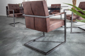 SCAUN DINING RIDER MARO ANTIC STIL VINTAGE - Img 3