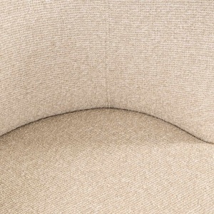 SCAUN DINING ROTATIV ALEXIS, REALIZAT DIN METAL, LEMN DE FAG SI TEXTIL, CULOARE CREM, DESIGN DEOSEBIT, RICHMOND INTERIORS - Img 10