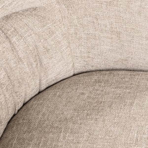 SCAUN DINING ROTATIV OLIVIA, REALIZAT DIN METAL SI TEXTIL, CULOARE CREM, DESIGN DEOSEBIT, RICHMOND INTERIORS - Img 9