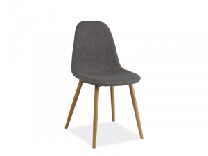 SCAUN DINING RUBI GRI/FAG STIL SCANDINAV