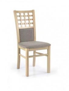 SCAUN DINING STIL GERARD 3, GRI INARI 23/ STEJAR SONOMA, TAPITERIE DIN STOFA SI PICIOARE DIN LEMN DE FAG, STIL CLASIC - Img 2
