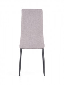SCAUN DINING STIL K292, GRI/NEGRU, CU TAPITERIE DIN STOFA SI PICIOARE DIN METAL, STIL MODERN - Img 8