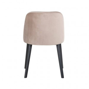 SCAUN DINING TWIGGY, KHAKI/NEGRU, TAPITERIE DIN CATIFEA SI PICIOARE DE LEMN, STIL MODERN RICHMOND INTERIORS - Img 3