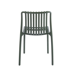 SCAUN PENTRU EXTERIOR/INTERIOR STRIPS, VERDE, DIN POLIPROPILENA, STIL MODERN MINIMALIST - Img 4