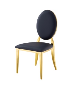 SCAUN PENTRU PROIECTE B2B, GLAMOUR TAP, AURIU/NEGRU, DIN METAL SI PIELE ECO, PENTRU UZ COMERCIAL, ARTIM GROUP SELECTION - Img 4