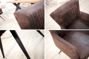 SCAUN ROADSTER, DESIGN RETRO/INDUSTRIAL - Img 5