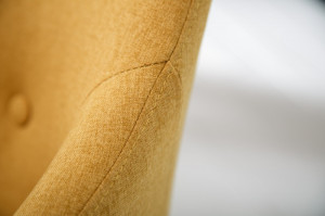 SCAUN SCANDINAVIA, TEXTIL SI PICIOARE DIN LEMN MASIV - Img 4