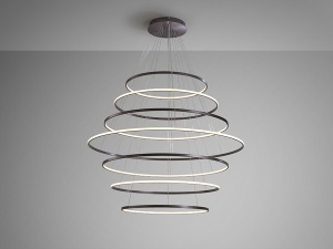 SCHULLER, LUSTRA DE MARI DIMENSIUNI, ODESSA, 150CM, REALIZATA DIN METAL SI LED, ARTIM GROUP SELECTION - Img 5